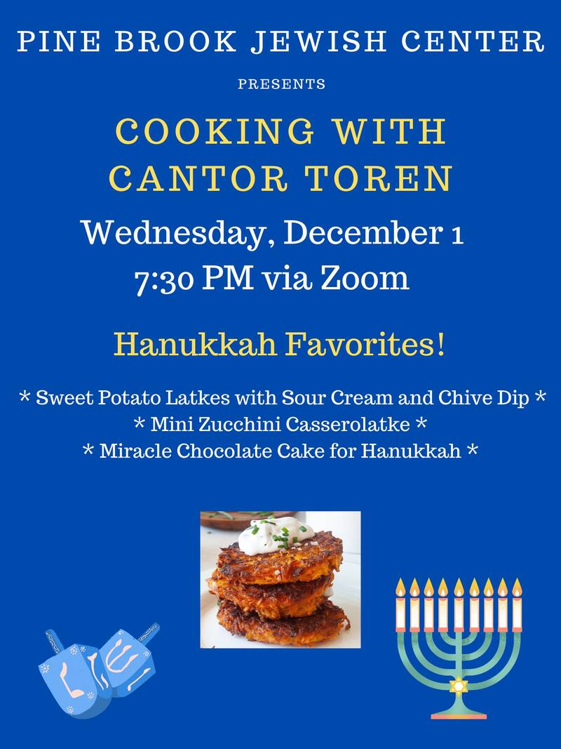 Banner Image for Cooking with Cantor Toren - Hanukkah Favorites