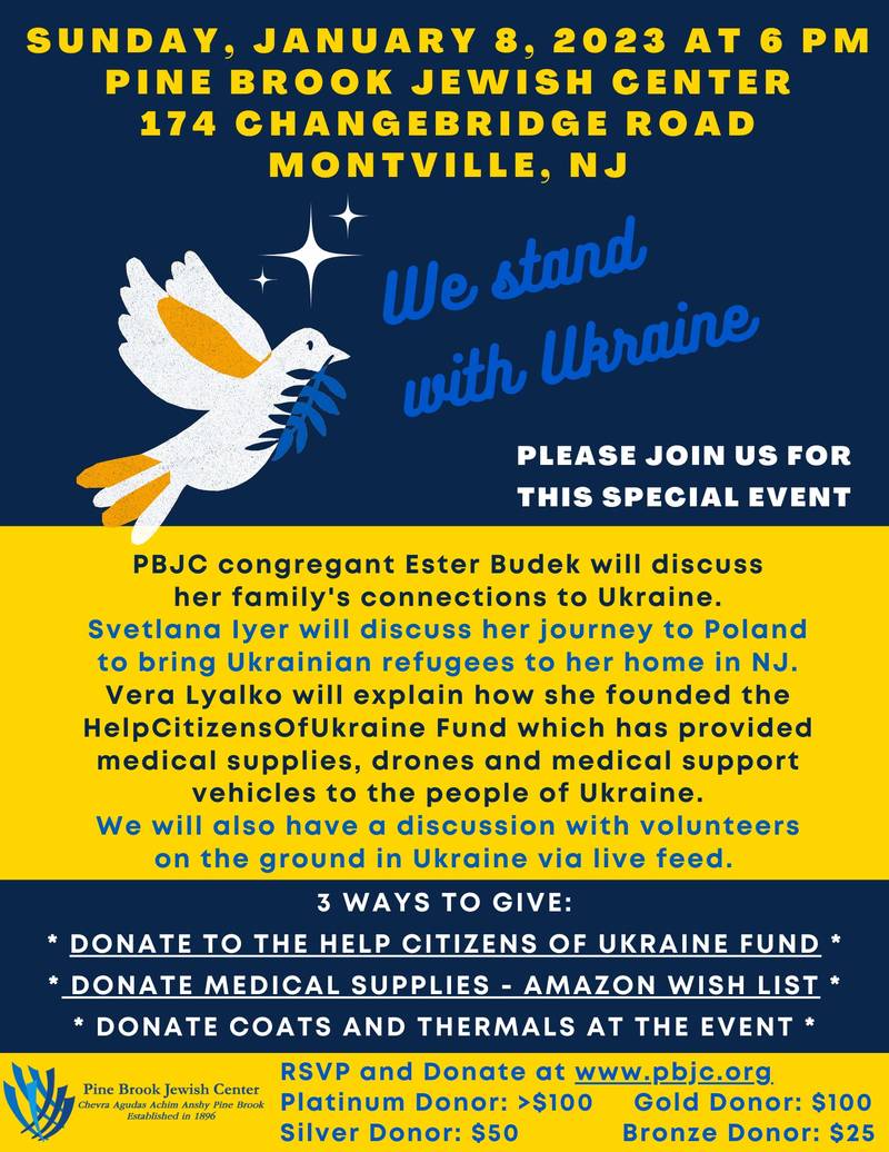 Banner Image for We Stand with Ukraine Program and Fundraiser