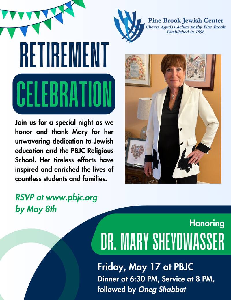 Banner Image for Retirement Celebration Dinner in Honor of Dr. Mary Sheydwasser